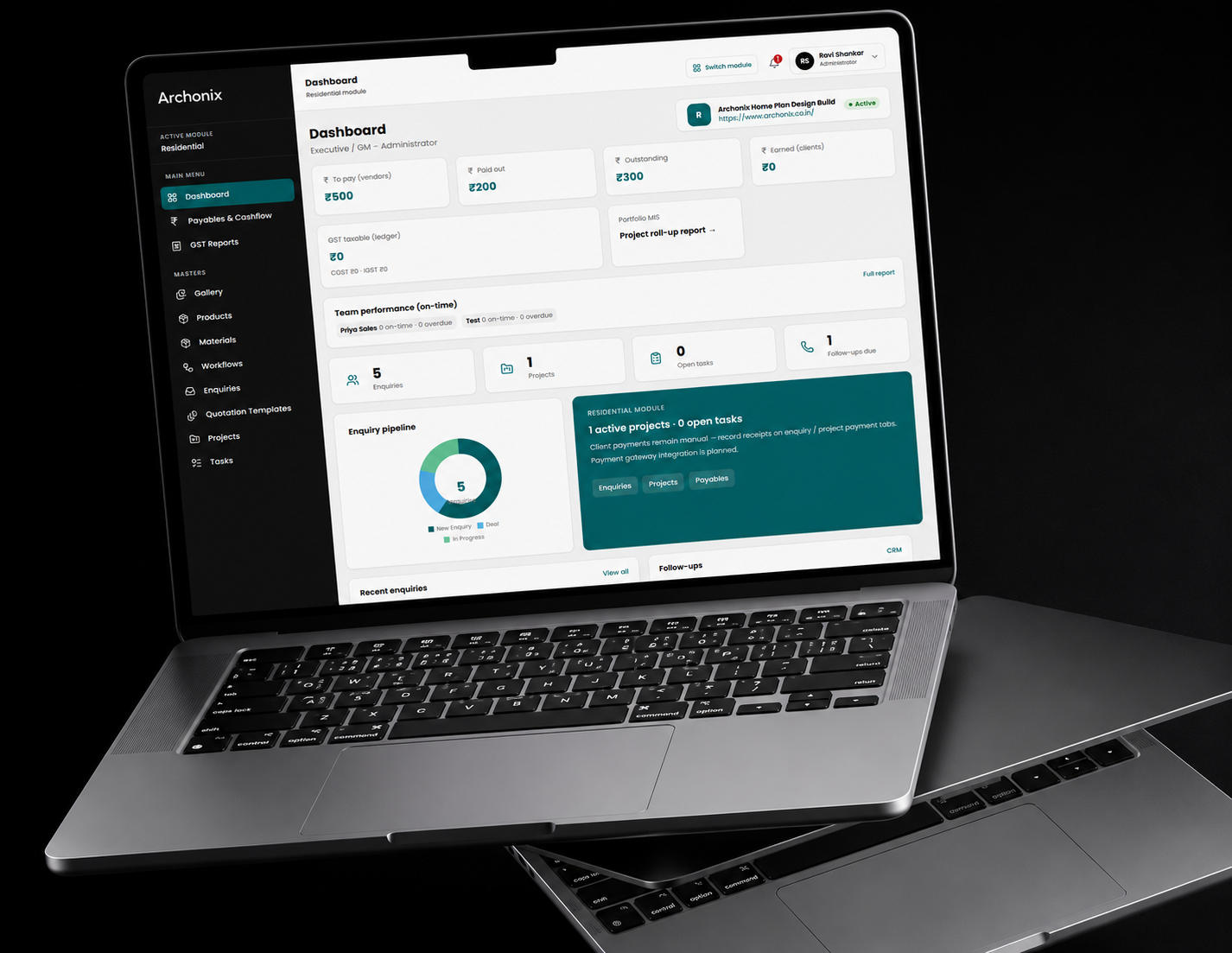 Archonix AI Platform - Architecture, Project & Service Management Software